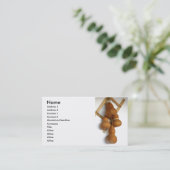 Carte De Visite Courges de bouteille (Debout devant)