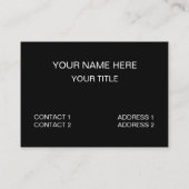 Carte De Visite Courir Ascense Mon Humeur Courir (Dos)