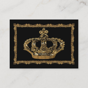 Carte De Visite Couronne de Royalee Boleyn élégante