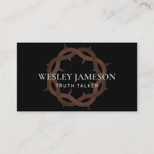 Carte De Visite Couronne d'épines