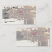 Carte De Visite Couronne d'épines (Devant / Derrière)