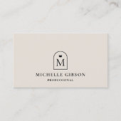 Carte De Visite Couronne initiale professionnelle de l'arche de sa (Devant)