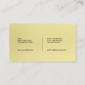 Carte De Visite Couronne or (Dos)