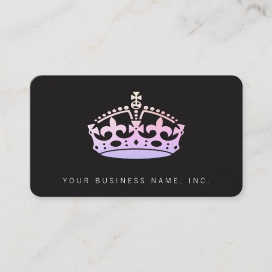 Carte De Visite Couronne unisexe Ipanema de jubilé de salon de (Devant)