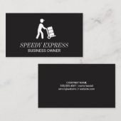 Carte De Visite Courrier de livraison (Devant / Derrière)