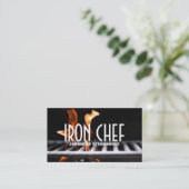 Carte De Visite Cours de cuisine au restaurant japonais Iron Chef (Debout devant)