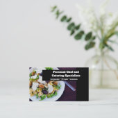 Carte De Visite Cours de cuisine de chef professionnel (Debout devant)