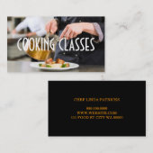 Carte De Visite Cours de cuisine Restaurant Bar Iron Chef (Devant / Derrière)