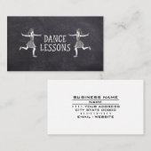 Carte De Visite Cours de danse Cours de professeur de danse (Devant / Derrière)