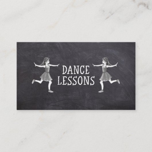 Carte De Visite Cours de danse Cours de professeur de danse (Devant)