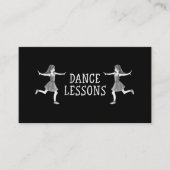 Carte De Visite Cours de danse Cours de professeur de danse (Devant)