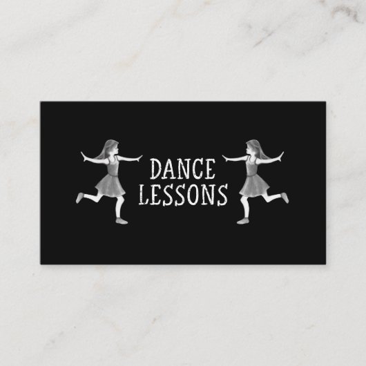 Carte De Visite Cours de danse Cours de professeur de danse (Devant)