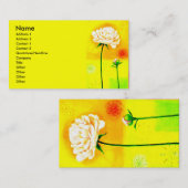 Carte De Visite Cours de fleur (Devant / Derrière)