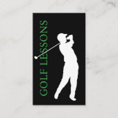 Carte De Visite Cours de formation d'instructeur de golf (Devant)