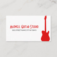 Cours de guitare Instructor Music Studio Business
