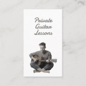 Carte De Visite Cours de Guitare Privés (Devant)