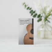 Carte De Visite Cours de musique pour professeur de guitare (Debout devant)
