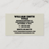 Carte De Visite Cours de piano moderne Papillons volant au-dessus (Dos)