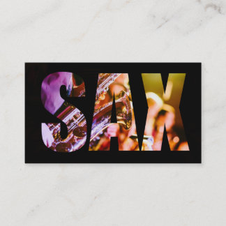 Carte De Visite Cours de saxophone