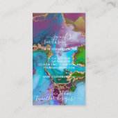 Carte De Visite Cours de soins à tambours (Dos)