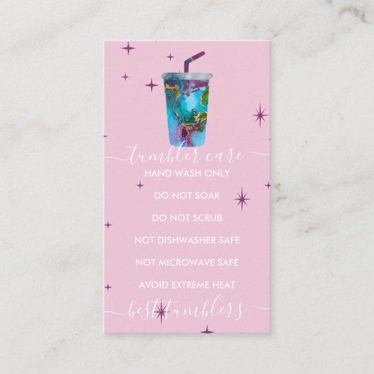 Carte De Visite Cours de soins à tambours (Devant)