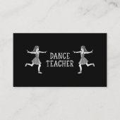 Carte De Visite Cours d'instructeur de danse (Devant)