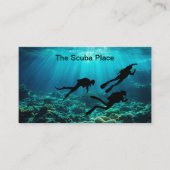 Carte De Visite Cours Et Équipements De Plongée Sous-Marine (Devant)