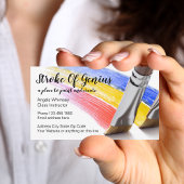 Carte De Visite Cours Peinture Et Artisanat