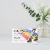 Carte De Visite Cours Peinture Et Artisanat (Debout devant)