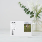 Carte De Visite Course, (Debout devant)