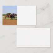 Carte De Visite Course à cheval (Devant / Derrière)
