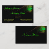 Carte De Visite Course artistique de fractale (Devant / Derrière)