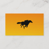 Carte De Visite Course de chevaux (Dos)