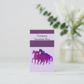 Carte De Visite Course de chevaux (Debout devant)
