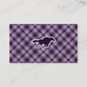 Carte De Visite Course de chevaux pourpre (Dos)