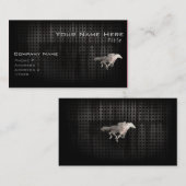 Carte De Visite Course de chevaux rocailleuse (Devant / Derrière)