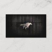 Carte De Visite Course de chevaux rocailleuse (Dos)