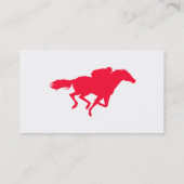 Carte De Visite Course Red Horse Scarlet (Dos)