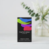 Carte De Visite Courses lumineuses de peinture (Debout devant)