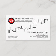Courtier en Bourse minimaliste Stock