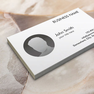 Carte De Visite Courtier fait sur commande simple minimal d'agent