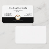 Carte De Visite Courtier immobilier classique (Devant / Derrière)