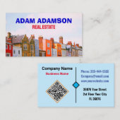 Carte De Visite Courtier immobilier et immobilier (Code QR) Meille (Devant / Derrière)