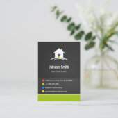Carte De Visite Courtier immobilier - Premium Creative Innovative (Debout devant)