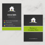 Carte De Visite Courtier immobilier - Premium Creative Innovative (Devant / Derrière)