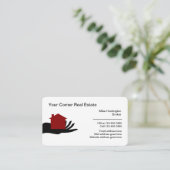 Carte De Visite Courtier immobilier professionnel (Debout devant)