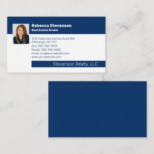 Carte De Visite Courtier immobilier Professionnel    Entreprise