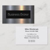 Carte De Visite Courtier professionnel (Devant / Derrière)