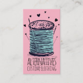 Carte De Visite Coussin à fil de Doodle couture quilter (Devant)