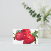 Carte De Visite Coussin de fruit naturel pour la décoration de la (Debout devant)